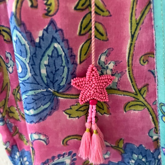 Bell Amira mini Dress, Multi Floral Corales Size Medium - Picture 4 of 7